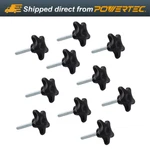 Powertec QNB3010-P2 5-STAR Stud Knob, 1/4"-20, 2" Long, Pk. Fixed Price $12.99.