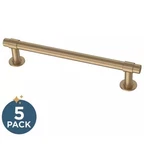 (5) Franklin Brass Francisco 5-1/16 In. C/c Bar Cabinet Pull P29618Z-CZA-B. Fixed Price $29.99.