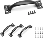 Inch Matte Black Cabinet Handles - 4PCS Metal Drawer Pulls For Rustic Dresser. Fixed Price $11.92.
