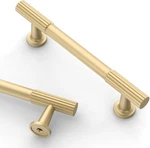 Asidrama 10 Pack 3 INCH-76MM Brushed Gold Cabinet Pulls, Kitchen Handles. Fixed Price $32.75.