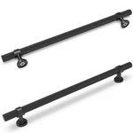 Komotia 6 Pack 10 Inch Cabinet Pulls Knurled Matte Black Kitchen. Fixed Price $63.47.
