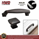 Cabinet Pull Knob Oil Rubbed Bronze Transitional Square Kitchen Bath Drawer. Fixed Price $94.00.