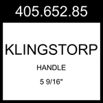 Ikea Klingstorp Handle Black/chrome Plated Pack 9/16" 405.652.85. Fixed Price $32.99.