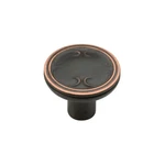 (5 (12-PACK) 1-1/8 Inch Vignette Knob Bronze With Copper Highlights. Fixed Price $190.07.