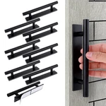 Larrel 8 Pack Adhesive Cabinet Handles Pulls, Self Drawer Black. Fixed Price $11.93.