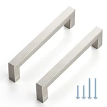 Ravinte 10 Pack Handles Square Cabinets Cupboard Brushed Nickel. Fixed Price $44.37.