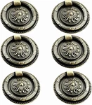 Drop Ring Handles Dresser Pull Brass Oil-rubbed Bronze 2 Inch Diameter C.... Fixed Price $27.95.