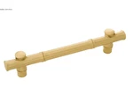Belwith Keeler B056657-04 Junzi 128MM Brushed Golden Brass Cabinet Pull. Fixed Price $22.65.