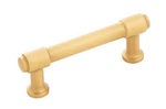 Hickory Hardware H077851BGB Piper Brushed Golden Brass 3" Toc Bar Cabinet Pull. Fixed Price $7.01.