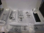 Set Of Top Knobs Roll Edge Pulls X4" & 2 3" 1 6" Pcs Total Black. Fixed Price $29.99.