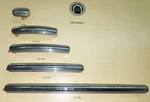 5 Jeffrey Alexander Draw Pulls - Delgado Nickel 4" To 12" Quality Hardware!. Fixed Price $29.99.