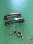 (2) Amerock C-9337-1 Satin Nickel Swirl'z Spiral Rams Horn Cabinet Drawer Pulls. Fixed Price $17.95.