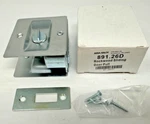 New Rockwood 891.26D Locking Pocket Pull Handle, Chrome, 2-1/2" Wid. 2-3/4" Hei.. Fixed Price $19.99.