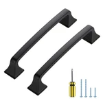 30 Pack Kitchen Cabinet Handles 5 Inch Hole Center Black Pulls Solid .... Fixed Price $74.51.