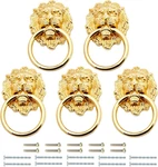 Mgoodoo 5PCS Drawer Lion Head Pull Handle Knob Dresser Cabinet Ring 1.97X3.. Fixed Price $23.21.