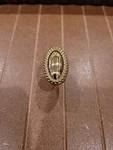 Keeler Savannah Polished Brass Oval Beaded Edge 1 3/8" Solid Cabinet Knob. Fixed Price $6.99.