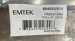 Emtek 86455US15 Freestone 6" Cabinet Pull - Satin Nickel. Fixed Price $79.99.