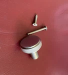 Brand New Restoration Hardware Lambeth Polished Nickel 1.25" Knob. Fixed Price $14.00.