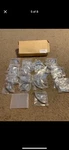 Lizavo 25 Pack Curved Arched Cabinet Pulls 3 Hole Centers Brushed Satin Nickel. Fixed Price $25.00.