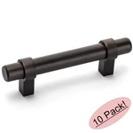 *10 Pack* Cosmas Oil Rubbed Bronze Euro Cabinet Bar Pulls #161-96ORB. Fixed Price $43.44.