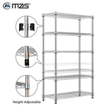 5-TIER Wire Storage Shelf Adjustable Heavy Duty Garage Shelving Kitchen Rack 63". Fixed Price $49.99.