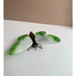 Glass And Copper Dragonfly / Butterfly Artisan Made Eclectic Insect Decor. Fixed Price $34.99.