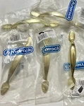 (5) Amerock 252PB Allison Cabinet Pull 3" Center-to-center Polished Brass New. Fixed Price $12.99.