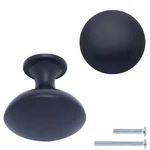 10PACK Round Cabinet Knobs Dawer Pulls 1.18" Diameter Flat Black For Kitchen. Fixed Price $5.99.