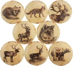 Woodland Kitchen Cabinet Knobs, Decorative Animal Drawer Pulls, Rustic. Fixed Price $186.99.