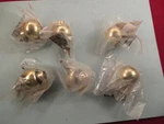 Lot Of 6 Belwith P307-3 Hardware Cabinet Pulls Brass Knobs Nip. Fixed Price $17.99.