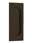 Pack Emtek Rectangular Flush Brass Medium Bronze Pull 4 In. - 2201DB. Fixed Price $39.99.