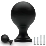 10 Pack Matte Black Cabinet Knobs INCH/25MM For Drawer Dresser Solid .... Fixed Price $32.25.