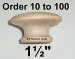 1/2" - Birch Wood Cabinet Pulls Drawer Knobs Select Option 100. Fixed Price $49.95.