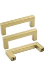 Goldenwarm Brushed Brass Kitchen Cabinet Knobs Drawer Pulls - LSJ12GD90 3 1/2. Fixed Price $12.99.