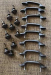 8 Amerock Drawer Cabinet Pull Handle 326.991 1300-1 + 10 Matching Knobs. Fixed Price $7.00.