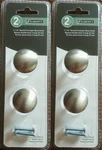 Liberty 1-1/4" Domed Triangle Base Knobs Satin Nickel (total Of 2 Packs). Fixed Price $8.50.
