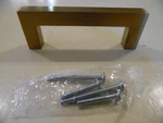 Goldenwarm 3-1/2 In. Brushed Brass Cabinet/dresser/desk, Door/drawer, Bar Pull. Fixed Price $7.19.