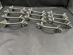 Set Of 11 Amerock Aged Pewter Leaf Design Drawer Pulls. Fixed Price $25.00.