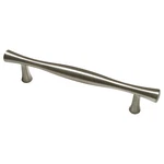 10X Bamboo Style 3-25/32" Brushed Nickel Kitchen Cabinet Door Drawer Pull Handle. Fixed Price $51.49.
