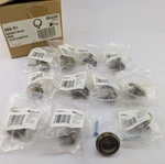 Lot Of 12 Cabinet Drawer Knob Regency Brass Finish 1-5/16" Ringed 989-R1. Fixed Price $24.16.