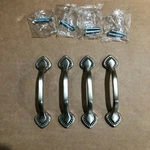 (4 Pk) Brainerd Cabinet And Knob PBF809V-SN-C 3" Satin Nickel, New. Fixed Price $20.95.