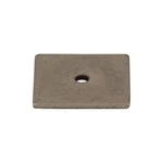 Cabinet Square Knob Backplate Pewter Antique - Hardware For Kitchen & Bath. Fixed Price $5.00.