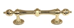 Alno A6929-4-PB/NL Ornate Series Unlacquered Brass 4" To Bar Cabinet Pull. Fixed Price $55.49.