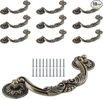 10 Pcs 5 Inch Hole Center Antique Drop Bail Pull Handles Furniture Decor. Fixed Price $45.99.