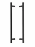 Emtek BTB87004US19 Flat Black 18" Center-center Back To Door Pull Set. Fixed Price $150.00.