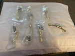 7 Gold Colored Drawer Pulls Silver Screws, 3/4 L, 1 Depth, Liberty New. Fixed Price $9.99.