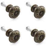 Antique Jewelry Box Pull Handle, Ozxno 4-PACK 0.67" 0.59" Knobs, Bronze. Fixed Price $12.35.