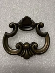 Vintage Keeler Brass #54667CORTINA Antique English Ring Pull Furniture Knob (65. Fixed Price $8.00.