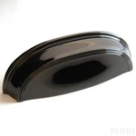 Lot Of (10) Black Nickel Hickory P2144-BLN Cabinet Drawer Cup Pulls, 3"/3.75" Cc. Fixed Price $39.99.