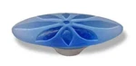 (as-is) 3-3/4" Betsy Fields Flower Pull Blue With Satin Nickel. Fixed Price $7.70.